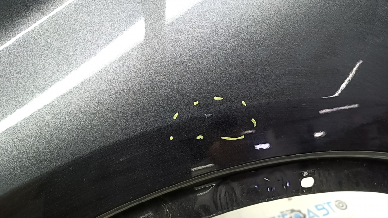 Lincoln MKC 19-19 front left fender, graphite J7, scratches, dents