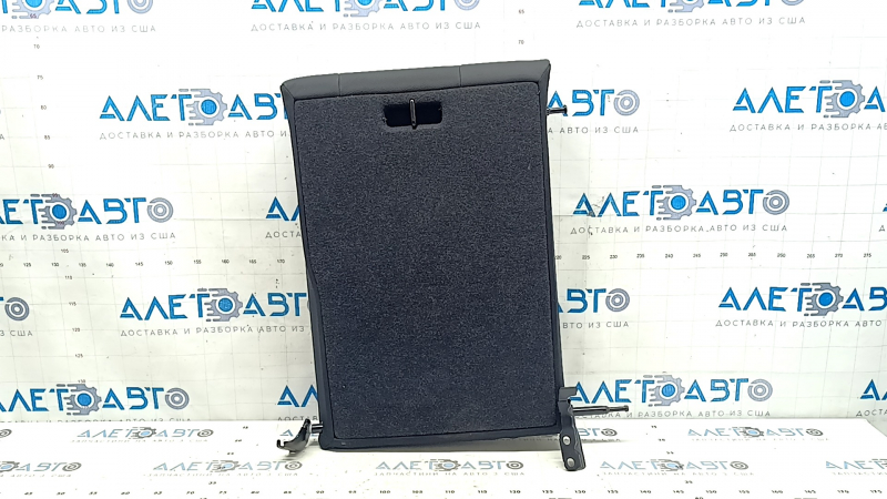 Rear seat backrest, 2nd row, left, BMW 5 G30 17-23, Dakota leather, black, heated, Sport line, wrinkled