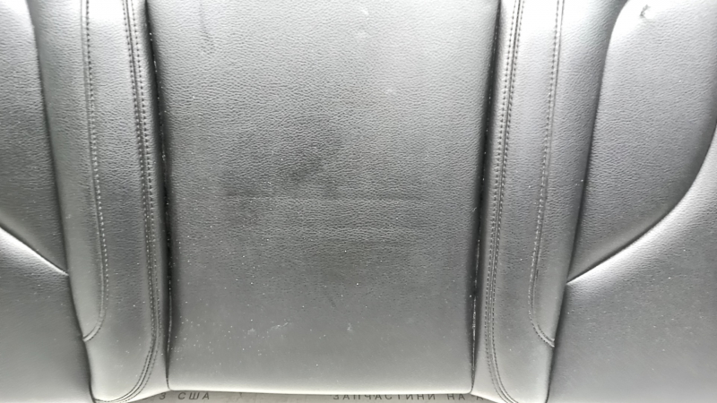 Rear row of seats, upper part, right, Lincoln MKC 15-19, dark brown leather, perforated, heated, dry-cleanable, dents