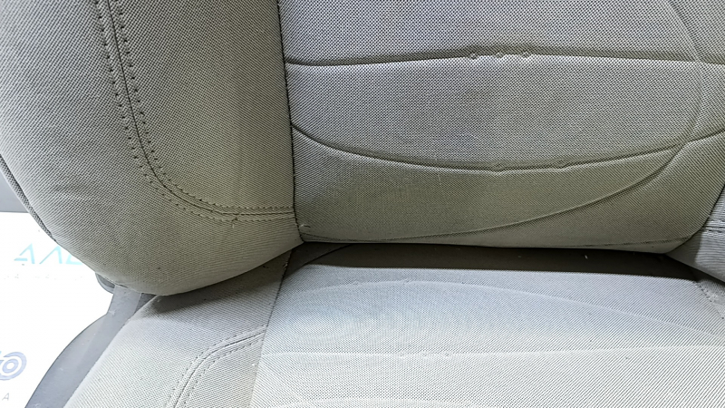 Passenger seat Ford Fiesta 11-14 without airbag, cloth gray, mechanical, for cleaning