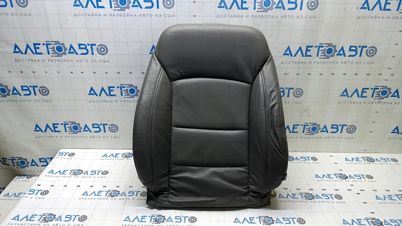 Driver's seat back upholstery for Hyundai Sonata 11-15, gray leather, dented