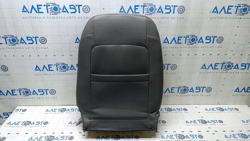Driver's seat back upholstery for Hyundai Sonata 11-15, gray leather, dented