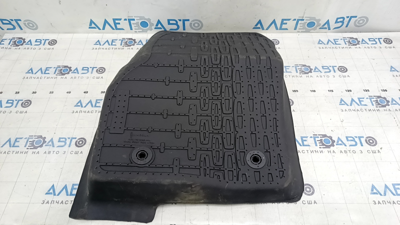 Set of floor mats for Lincoln MKC 2017-2019, black rubber, ready for cleaning
