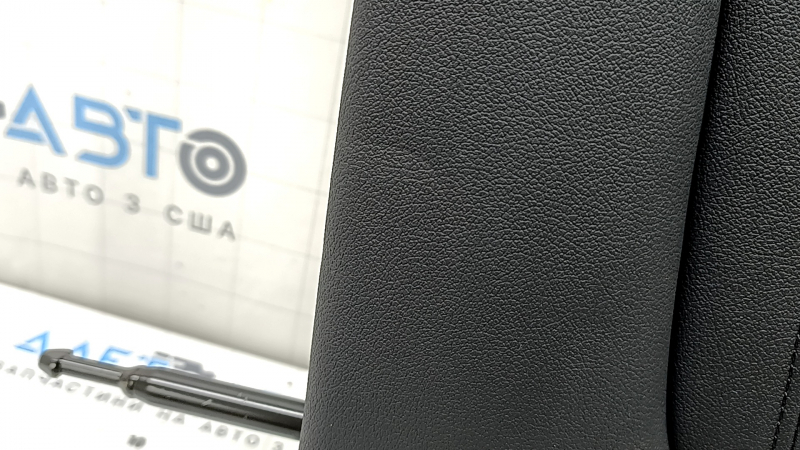 Rear seat backrest, 2nd row, left, BMW X5 G05 19-22, for 2 rows, black leather, heated and with a belt, dents