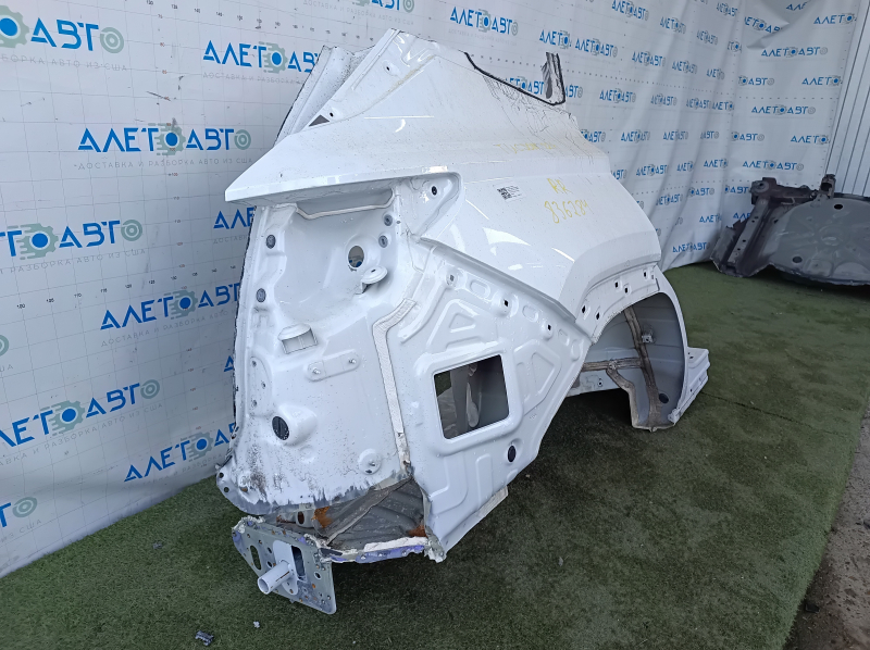 Quarter wing rear right Hyundai Tucson 22-25 1.6T HEV, 2.5 on the body, white, bumpers