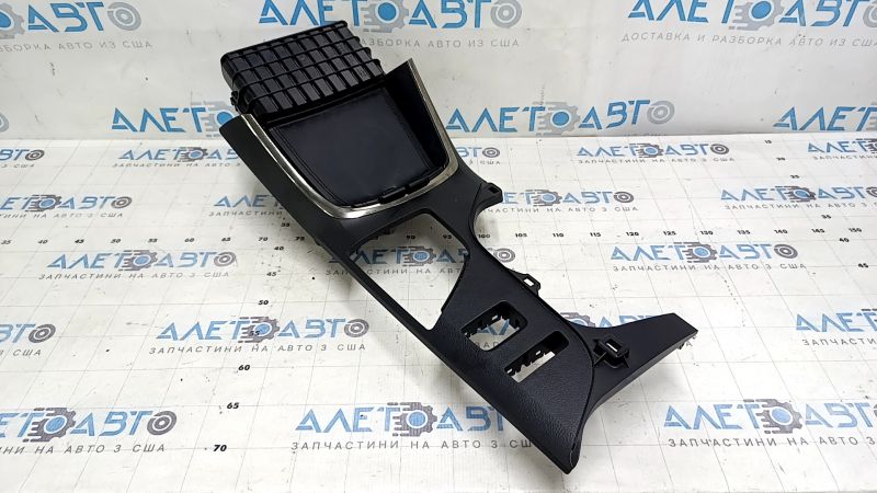 Shifter cover, cup holders, and pockets for the 13-18 Toyota Avalon, black, without cup holders.