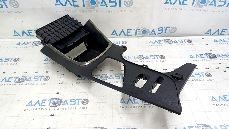 Shifter cover, cup holders, and pockets for the 13-18 Toyota Avalon, black, without cup holders.