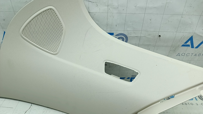 Right rear pillar trim behind the window Mercedes GLC 16-22 beige for premium audio, broken guide, cleaned up