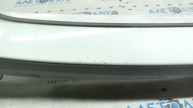 Bare rear bumper for Mercedes GLC 300 19-22 without parking sensors, silver, scratches