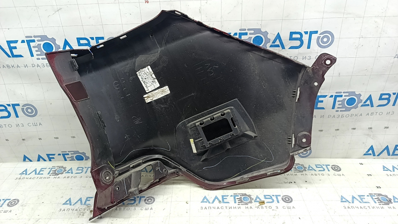 Jeep Cherokee KL 19-23 rear bumper, bare left, red, scratches