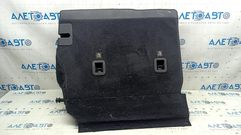 Left rear seat backrest for Jeep Cherokee KL 19-23, black leather, perforated, with armrest