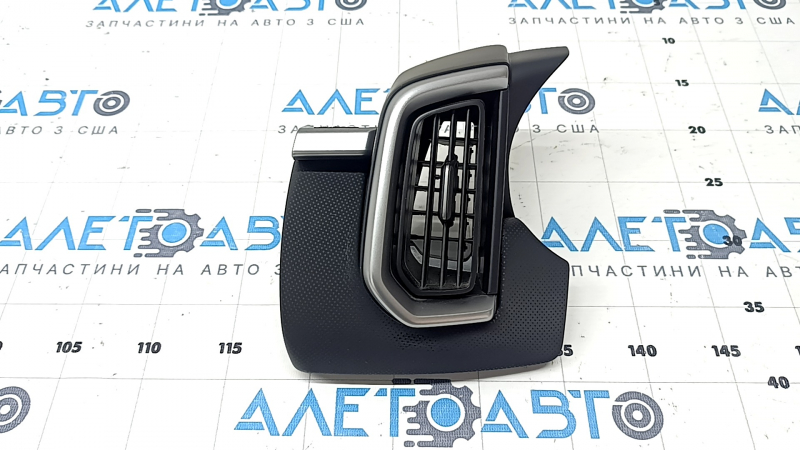 Mazda CX-50 23-25 black front panel air vent deflector with lower trim, black cloth