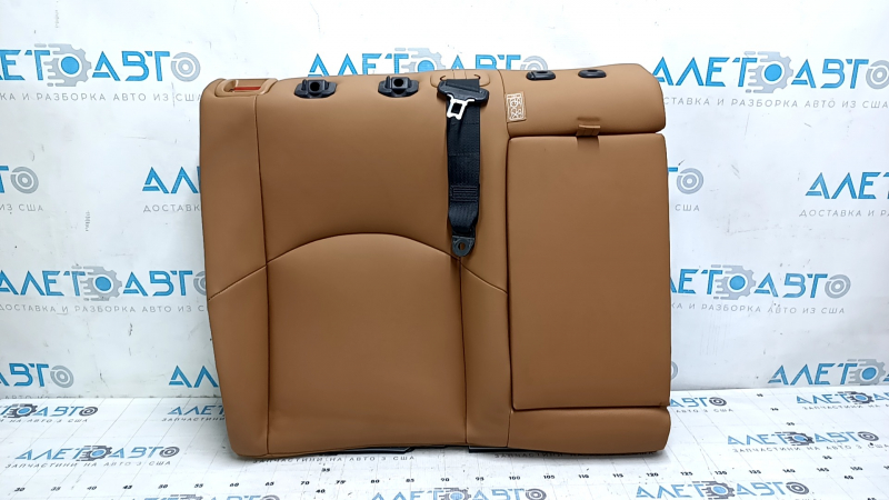 Backrest of the rear row of seats, 2nd row, right, Lexus UX200 UX250h 19-25, brown leather, with belt