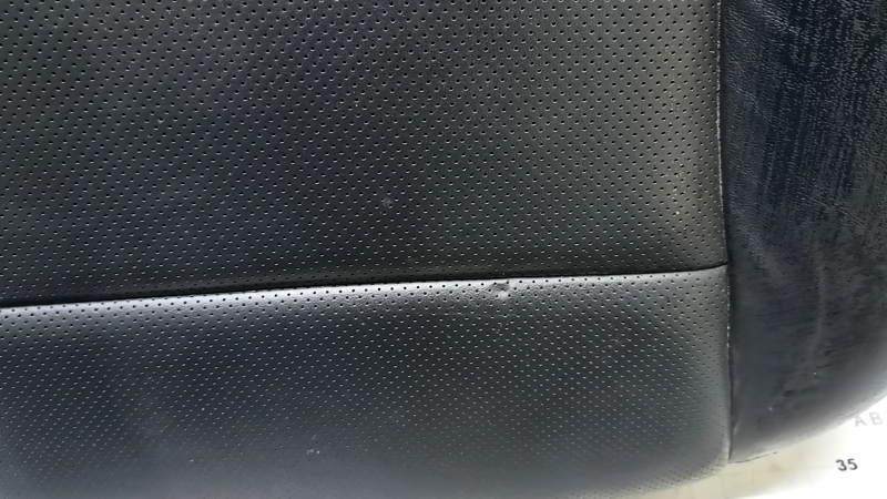 Rear seat cushion, 2nd row, left, Infiniti QX50 19-21, black leather, wrinkled