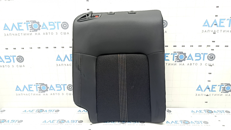 Mazda CX-50 23-24 rear seat backrest, 2nd row, right, black leatherette, no headrest, scratches, needs cleaning
