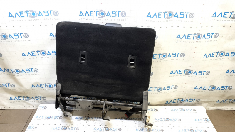 Rear seat, 2nd row, upper left, Ford Edge 15-24, black cloth, with armrest, with belt, for cleaning