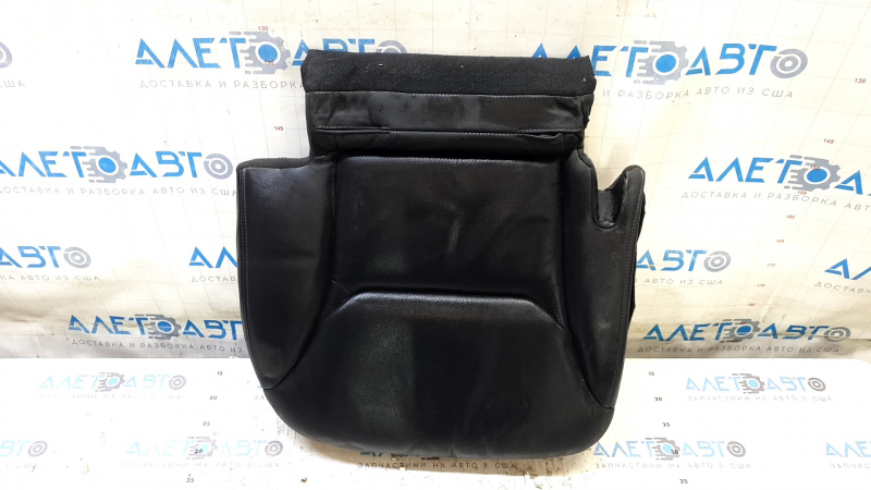 Rear seat cushion, 2nd row, right, VW Tiguan 2018, black leather