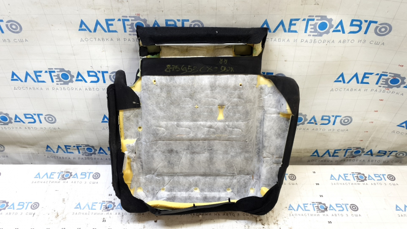 Rear seat cushion, 2nd row, right, VW Tiguan 2018, black leather
