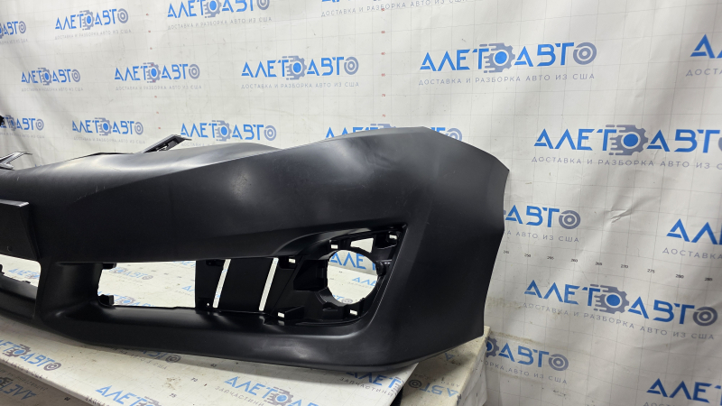 Front bumper bare Toyota Camry v50 12-14 USA SE under the plug, dented, scratches
