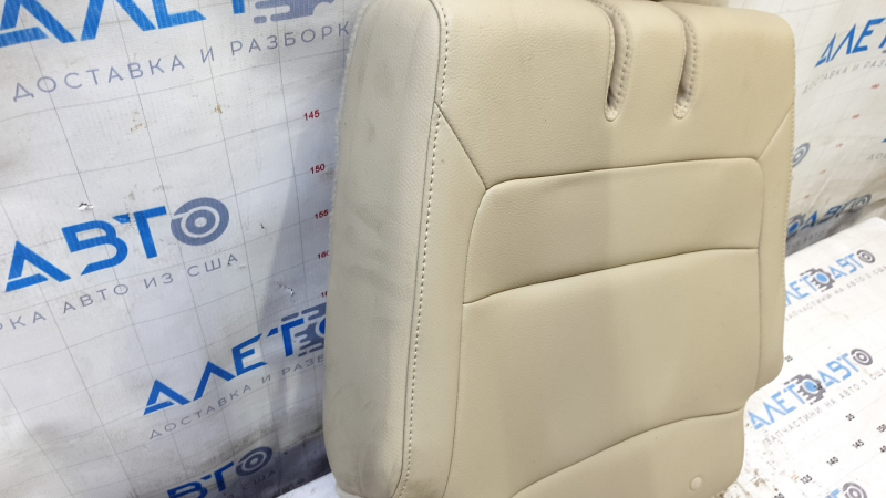 Right rear seat backrest, 3rd row, Ford Flex 09-11, beige leather, for cleaning