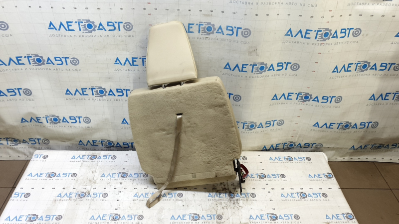 Right rear seat backrest, 3rd row, Ford Flex 09-11, beige leather, for cleaning