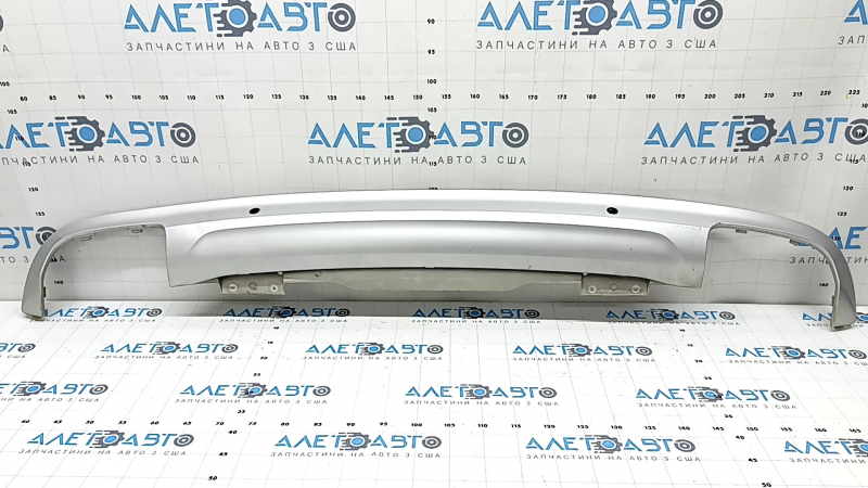 Lower rear bumper trim for Volvo XC90 16-21, chrome-plated, without towbar, for parking sensors, scratches, dented