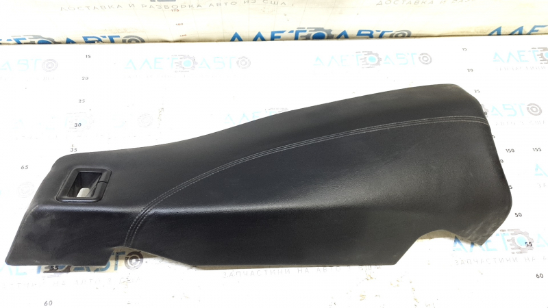 Left rear seat side bolster for Alfa Romeo Stelvio 18-25, black leather
