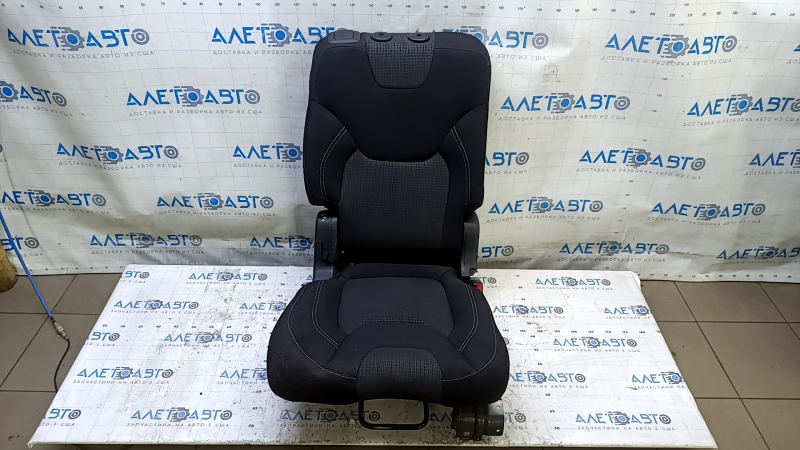 Rear seat row 2 right Jeep Cherokee KL 14-15 black cloth, for cleaning