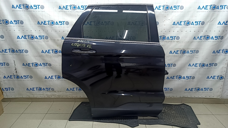 Ford Edge 15-24 keyless rear right door assembly, black UM, chips