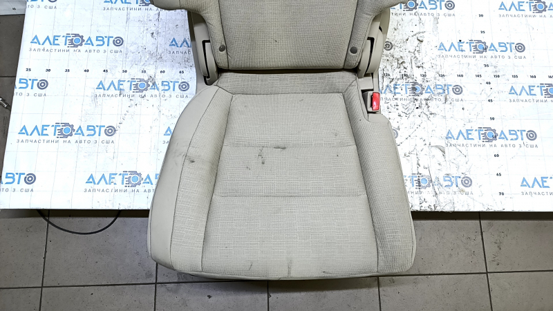 Rear seat, 2nd row, right, Jeep Grand Cherokee WK2 14-17, beige cloth, dry cleanable