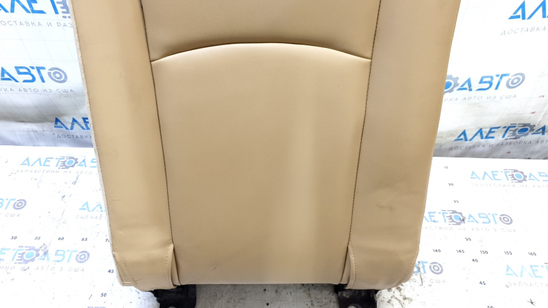 Rear seat row 3 right Dodge Journey 11-19 brown leather, needs cleaning, tear