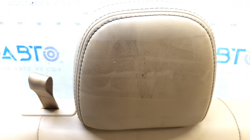 Rear seat row 3 right Dodge Journey 11-19 brown leather, needs cleaning, tear
