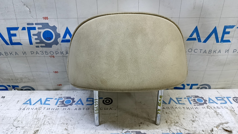Rear left headrest for Lexus RX350 RX450h 10-12 leather, beige, for cleaning