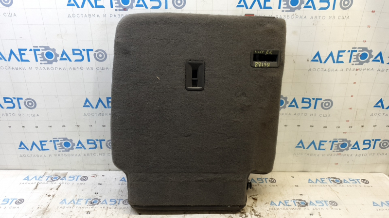 Right rear seat backrest Chevrolet Volt 11-15, gray leather with Alcantara, dry-cleanable,