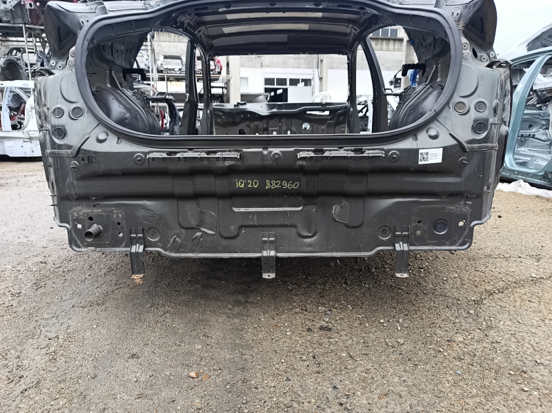 Hyundai Ioniq 17-22 rear panel on the body, graphite