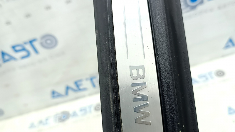 BMW X1 F48 16-22 black outer door sill with chrome molding, X-line, Sport-line, corrosion