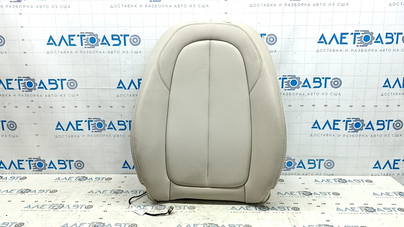 BMW X1 F48 16-22 driver's seat backrest upholstery, beige leather, Sensatec, Oyster, heated