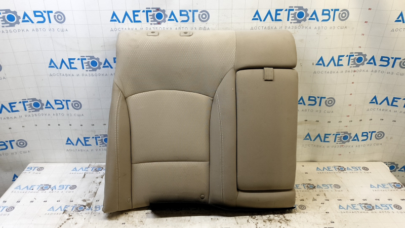 Right rear seat backrest for Kia Optima 11-15, gray velour, with armrest, ready to clean