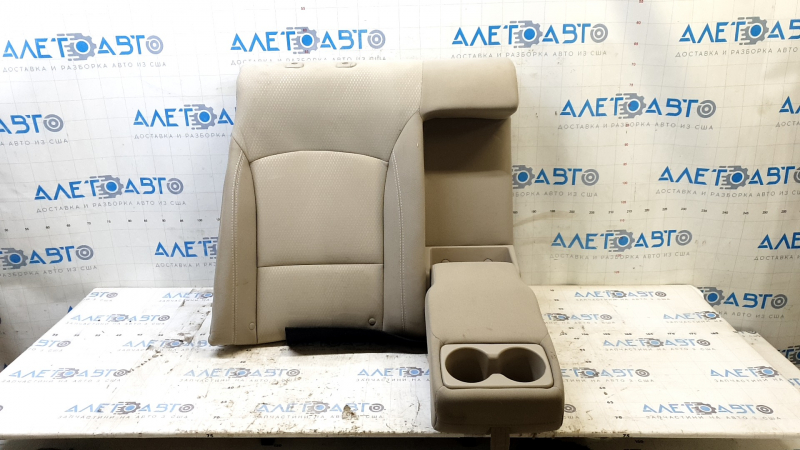 Right rear seat backrest for Kia Optima 11-15, gray velour, with armrest, ready to clean