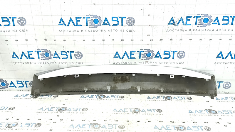 BMW X1 F48 16-19 X-line front bumper lip trim, gray structure, scratches