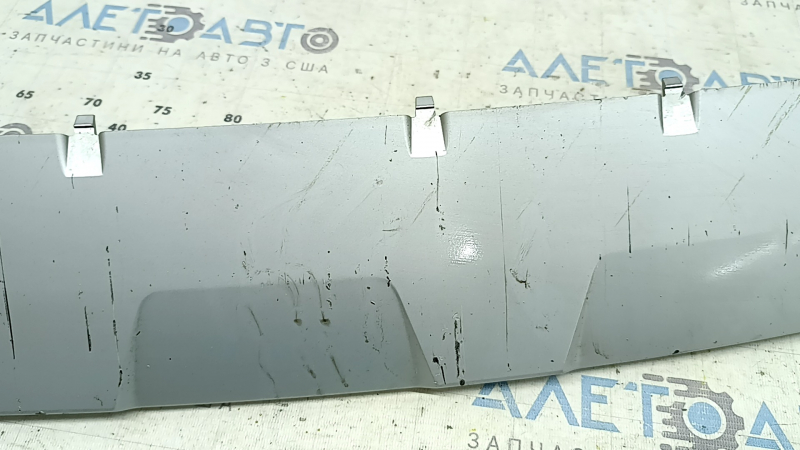 BMW X1 F48 16-19 X-line front bumper lip trim, gray structure, scratches