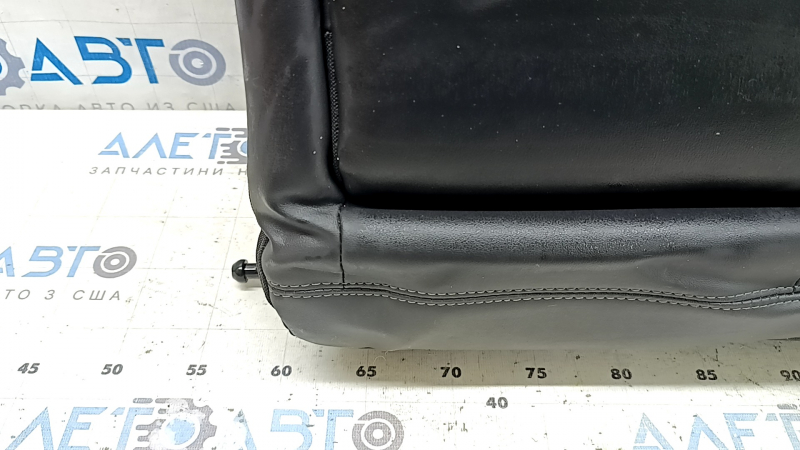 Left rear seat back for Buick Encore 13-16, black and gray combination leather with gray cloth, with armrest and belt, for cleaning