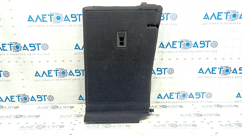 Right rear seat back for Buick Encore 17-22, black leather + cloth, wrinkled