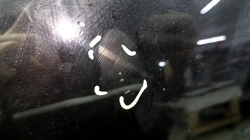 Volvo XC40 19-25 aluminum hood, black 717, sand, chips, scratches