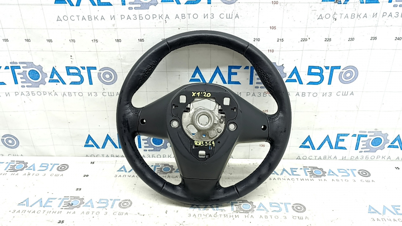 BMW X1 F48 16-22 black leather heated steering wheel