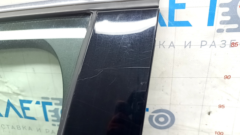Ford Edge 15-24 keyless front left door assembly, silver UX, scratches on trim
