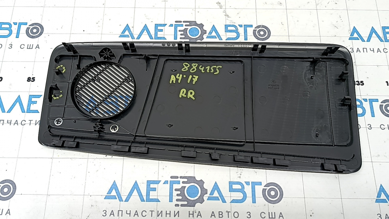 Right rear shelf speaker grille for Audi A4 B9 17-20 black, Bang & Olufsen