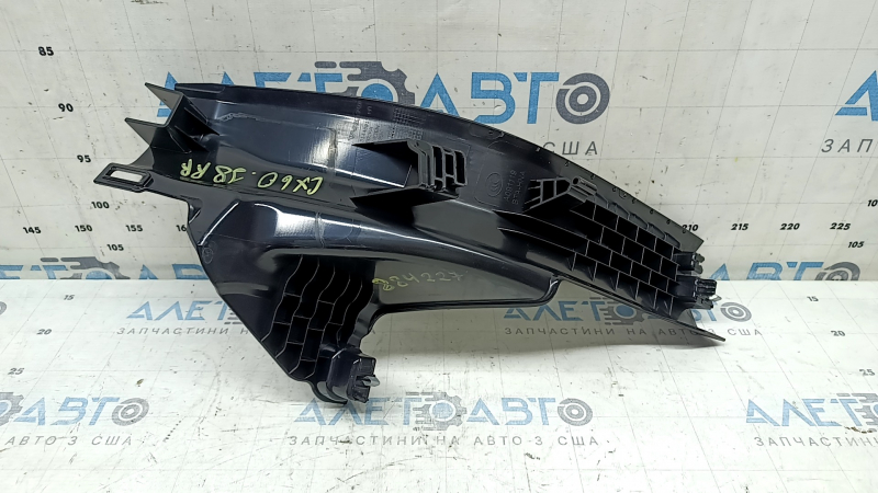 Volvo XC60 18-25 rear right door sill trim, black, scratches