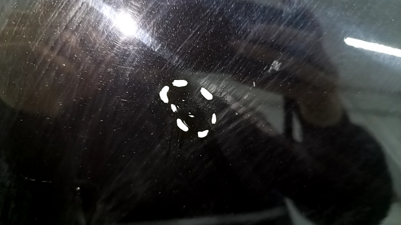 Front right fender Volvo XC60 18-25 aluminum, black 717, bump, scratches