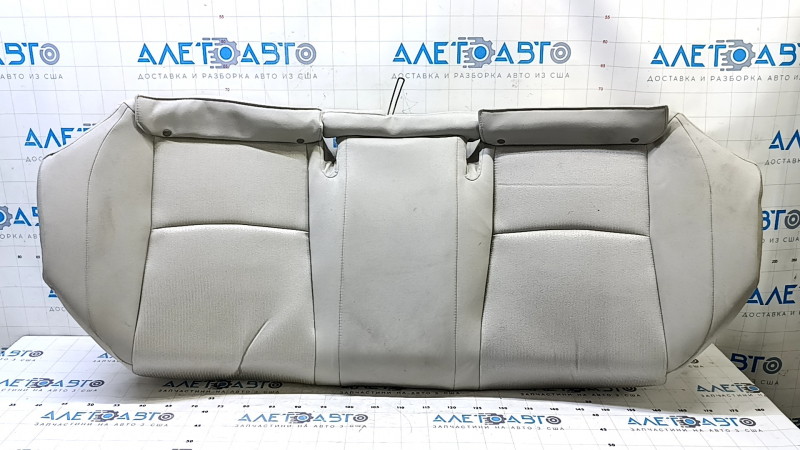 Rear seat cushion, 2nd row, Honda Accord 2018-2019, gray cloth, needs cleaning, wrinkled